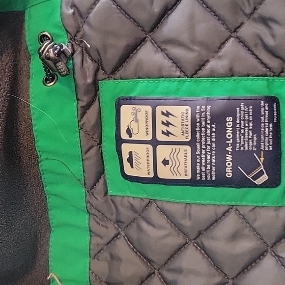 Lands End M Kids Size 10 12 Winter Ski Coat - Picture 4 of 8